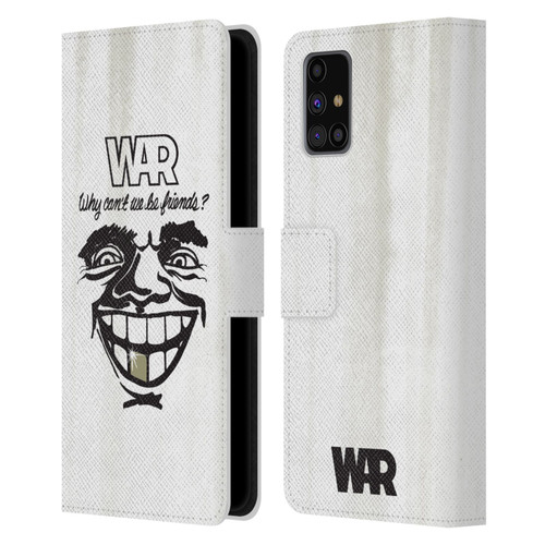 War Graphics Friends Art Leather Book Wallet Case Cover For Samsung Galaxy M31s (2020)