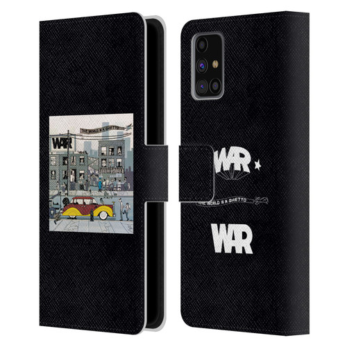 War Graphics The World Is A Ghetto Album Leather Book Wallet Case Cover For Samsung Galaxy M31s (2020)