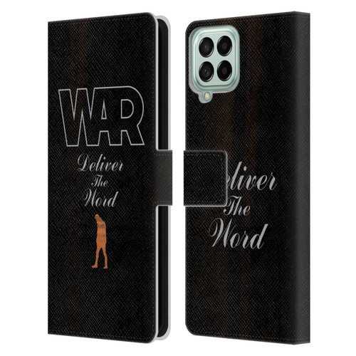 War Graphics Deliver The World Leather Book Wallet Case Cover For Samsung Galaxy M33 (2022)