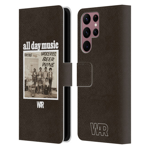 War Graphics All Day Music Album Leather Book Wallet Case Cover For Samsung Galaxy S22 Ultra 5G