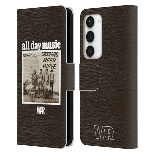 War Graphics All Day Music Album Leather Book Wallet Case Cover For Samsung Galaxy S23 5G