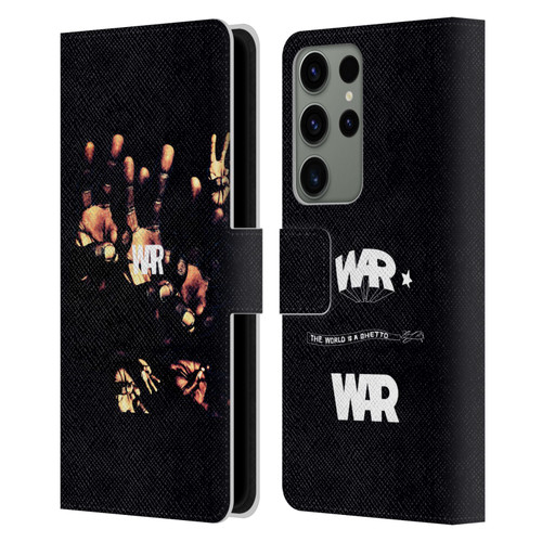 War Graphics Album Art Leather Book Wallet Case Cover For Samsung Galaxy S23 Ultra 5G