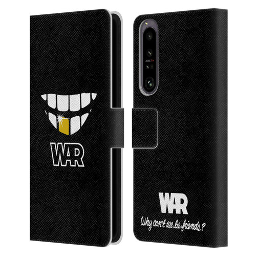 War Graphics Why Can't We Be Friends? Leather Book Wallet Case Cover For Sony Xperia 1 IV