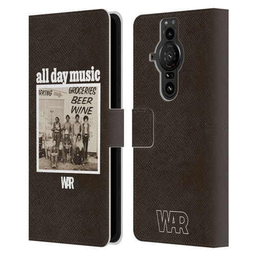 War Graphics All Day Music Album Leather Book Wallet Case Cover For Sony Xperia Pro-I