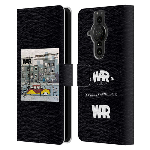 War Graphics The World Is A Ghetto Album Leather Book Wallet Case Cover For Sony Xperia Pro-I