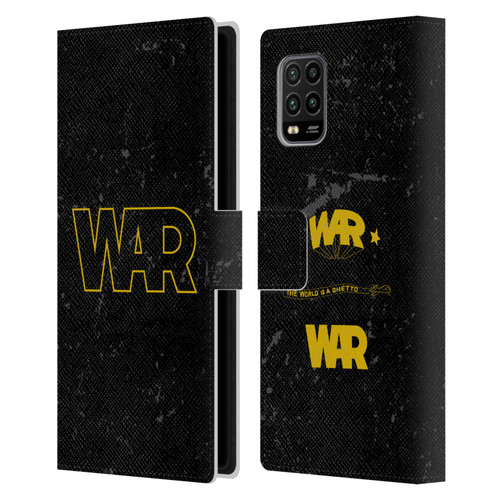 War Graphics Logo Leather Book Wallet Case Cover For Xiaomi Mi 10 Lite 5G
