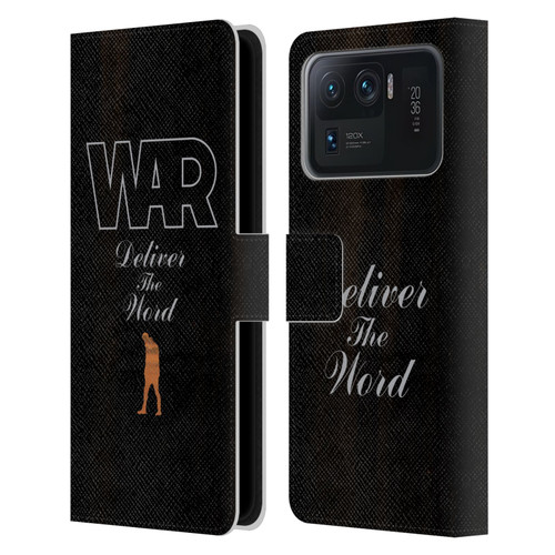 War Graphics Deliver The World Leather Book Wallet Case Cover For Xiaomi Mi 11 Ultra