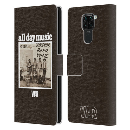 War Graphics All Day Music Album Leather Book Wallet Case Cover For Xiaomi Redmi Note 9 / Redmi 10X 4G
