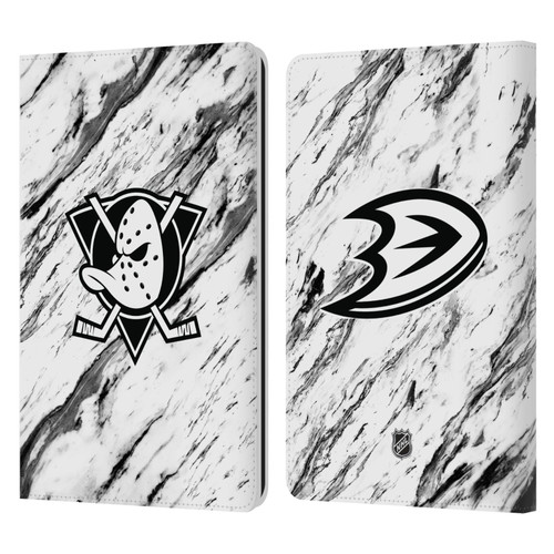 NHL Anaheim Ducks Marble Leather Book Wallet Case Cover For Amazon Kindle Paperwhite 1 / 2 / 3