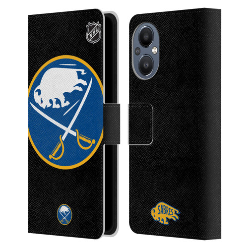 NHL Buffalo Sabres Oversized Leather Book Wallet Case Cover For OnePlus Nord N20 5G