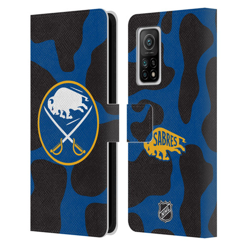 NHL Buffalo Sabres Cow Pattern Leather Book Wallet Case Cover For Xiaomi Mi 10T 5G
