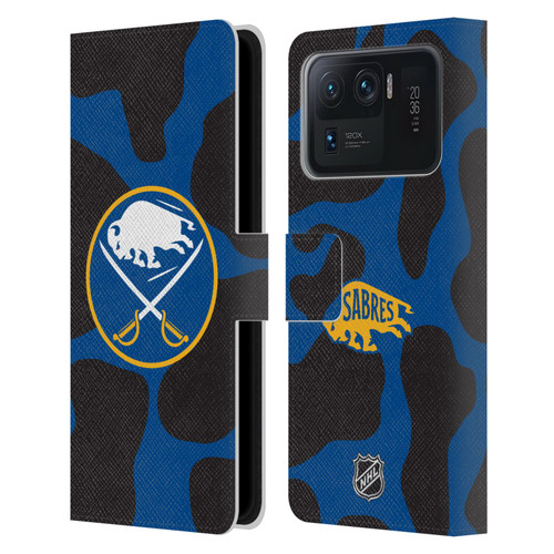 NHL Buffalo Sabres Cow Pattern Leather Book Wallet Case Cover For Xiaomi Mi 11 Ultra