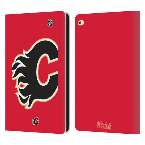 NHL Calgary Flames Oversized Leather Book Wallet Case Cover For Apple iPad Air 2 (2014)