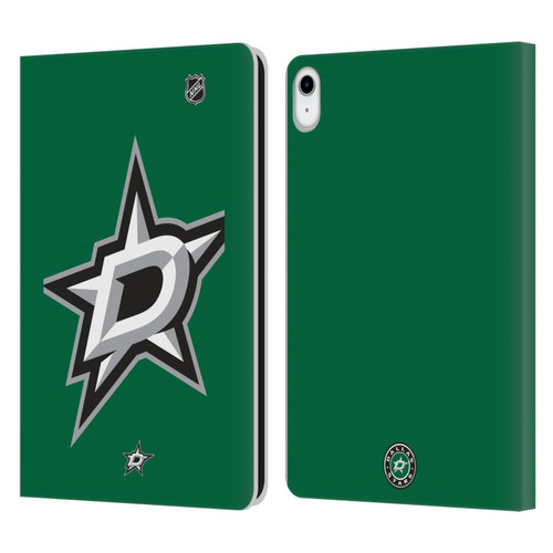 NHL Dallas Stars Oversized Leather Book Wallet Case Cover For Apple iPad 10.9 (2022)