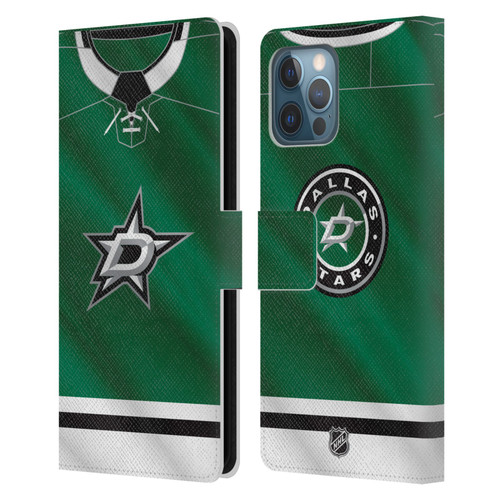 NHL Dallas Stars Jersey Leather Book Wallet Case Cover For Apple iPhone 12 Pro Max