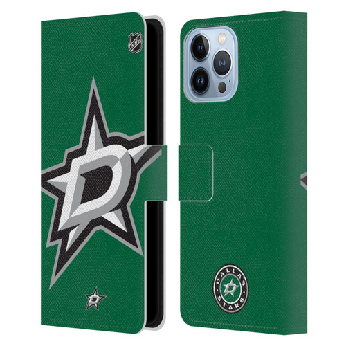 NHL Dallas Stars Oversized Leather Book Wallet Case Cover For Apple iPhone 13 Pro Max