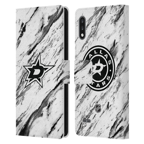 NHL Dallas Stars Marble Leather Book Wallet Case Cover For LG K22