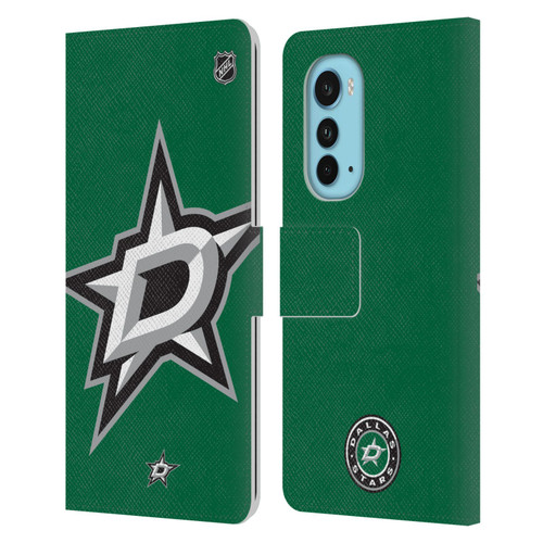 NHL Dallas Stars Oversized Leather Book Wallet Case Cover For Motorola Edge (2022)