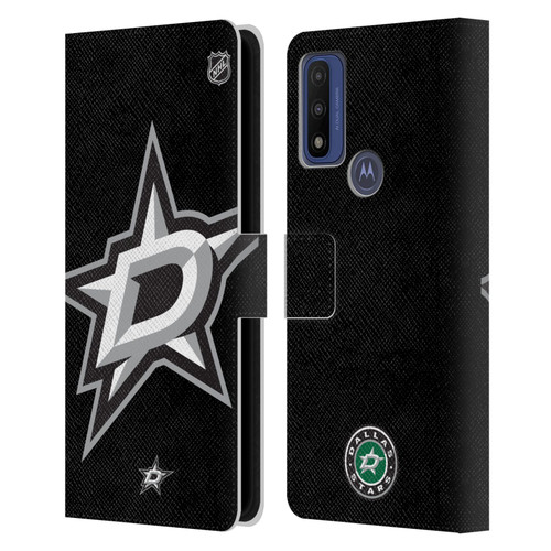 NHL Dallas Stars Oversized Leather Book Wallet Case Cover For Motorola G Pure