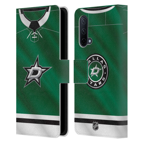 NHL Dallas Stars Jersey Leather Book Wallet Case Cover For OnePlus Nord CE 5G