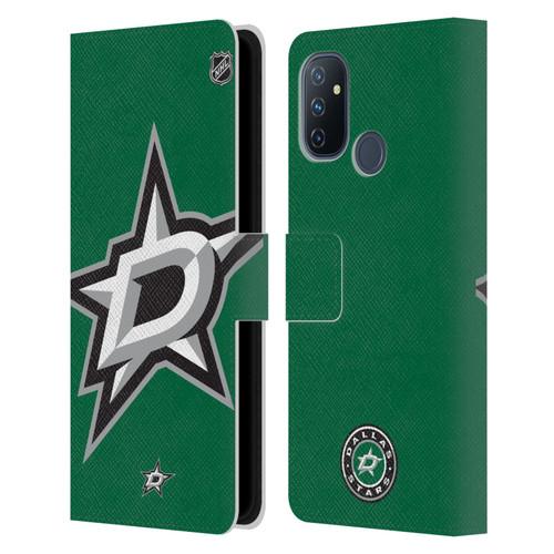 NHL Dallas Stars Oversized Leather Book Wallet Case Cover For OnePlus Nord N100