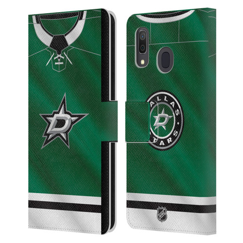 NHL Dallas Stars Jersey Leather Book Wallet Case Cover For Samsung Galaxy A33 5G (2022)