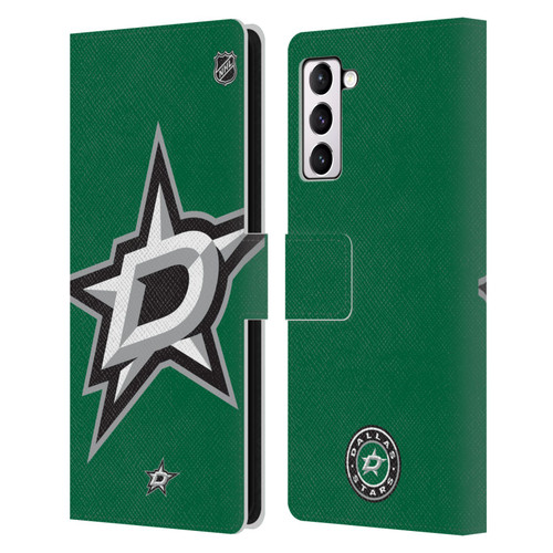 NHL Dallas Stars Oversized Leather Book Wallet Case Cover For Samsung Galaxy S21+ 5G