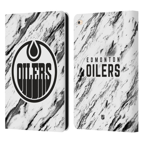 NHL Edmonton Oilers Marble Leather Book Wallet Case Cover For Apple iPad Air 2 (2014)