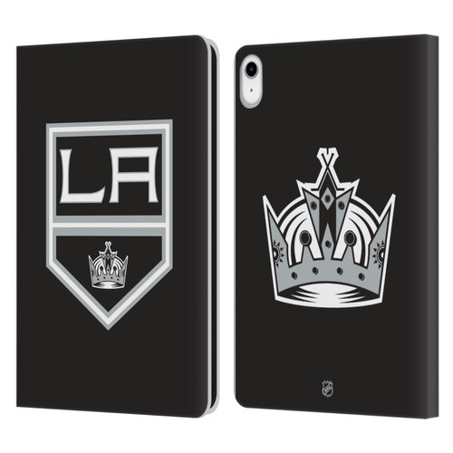 NHL Los Angeles Kings Plain Leather Book Wallet Case Cover For Apple iPad 10.9 2022/2025