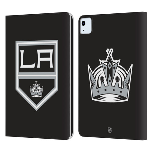 NHL Los Angeles Kings Plain Leather Book Wallet Case Cover For Apple iPad Air 11 2020/2022/2024/2025