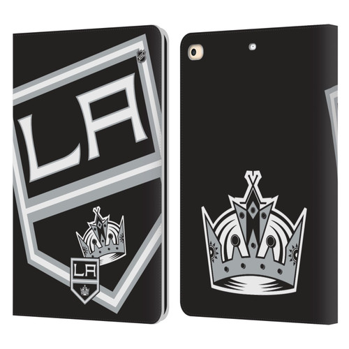 NHL Los Angeles Kings Oversized Leather Book Wallet Case Cover For Apple iPad 9.7 2017 / iPad 9.7 2018