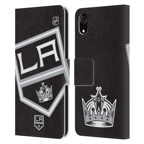 NHL Los Angeles Kings Oversized Leather Book Wallet Case Cover For Apple iPhone XR NHL Los Angeles Kings Oversized Leather Book Wallet Case Cover For Apple iPhone XR