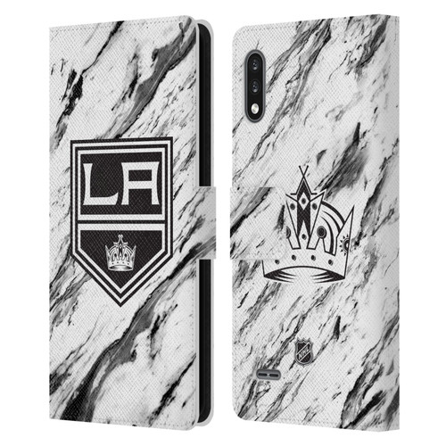 NHL Los Angeles Kings Marble Leather Book Wallet Case Cover For LG K22
