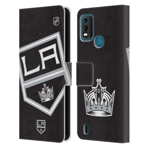 NHL Los Angeles Kings Oversized Leather Book Wallet Case Cover For Nokia G11 Plus NHL Los Angeles Kings Oversized Leather Book Wallet Case Cover For Nokia G11 Plus
