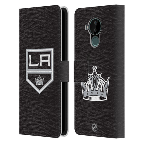 NHL Los Angeles Kings Plain Leather Book Wallet Case Cover For Nokia C30