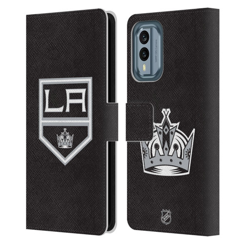 NHL Los Angeles Kings Plain Leather Book Wallet Case Cover For Nokia X30