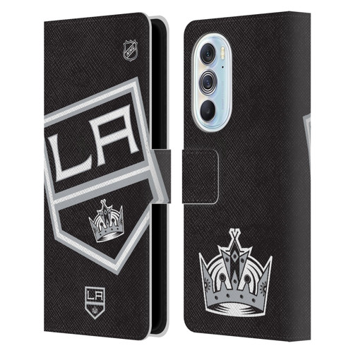 NHL Los Angeles Kings Oversized Leather Book Wallet Case Cover For Motorola Edge X30
