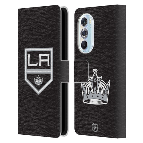 NHL Los Angeles Kings Plain Leather Book Wallet Case Cover For Motorola Edge X30