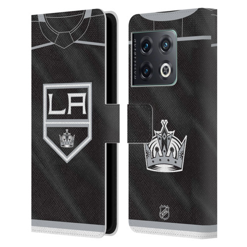 NHL Los Angeles Kings Jersey Leather Book Wallet Case Cover For OnePlus 10 Pro