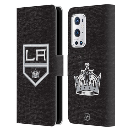 NHL Los Angeles Kings Plain Leather Book Wallet Case Cover For OnePlus 9 Pro