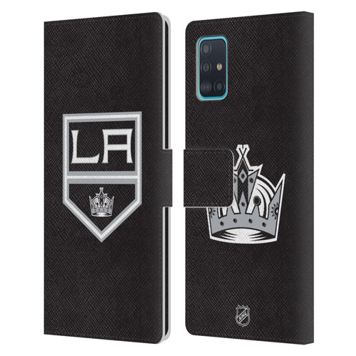 NHL Los Angeles Kings Plain Leather Book Wallet Case Cover For Samsung Galaxy A51 (2019)