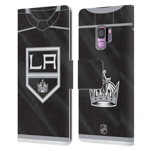 NHL Los Angeles Kings Jersey Leather Book Wallet Case Cover For Samsung Galaxy S9