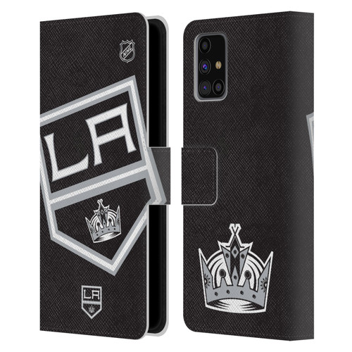 NHL Los Angeles Kings Oversized Leather Book Wallet Case Cover For Samsung Galaxy M31s (2020)