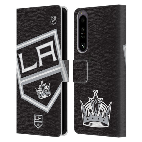 NHL Los Angeles Kings Oversized Leather Book Wallet Case Cover For Sony Xperia 1 IV NHL Los Angeles Kings Oversized Leather Book Wallet Case Cover For Sony Xperia 1 IV