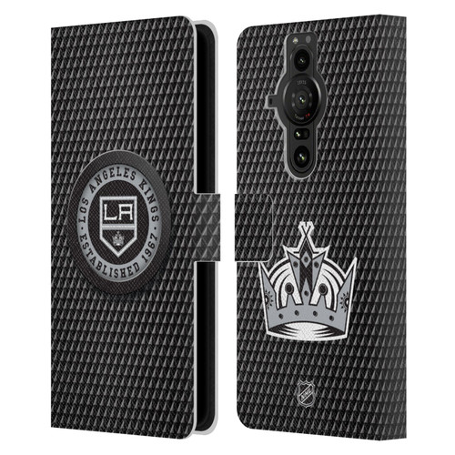 NHL Los Angeles Kings Puck Texture Leather Book Wallet Case Cover For Sony Xperia Pro-I NHL Los Angeles Kings Puck Texture Leather Book Wallet Case Cover For Sony Xperia Pro-I