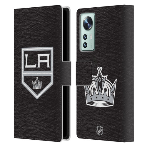 NHL Los Angeles Kings Plain Leather Book Wallet Case Cover For Xiaomi 12