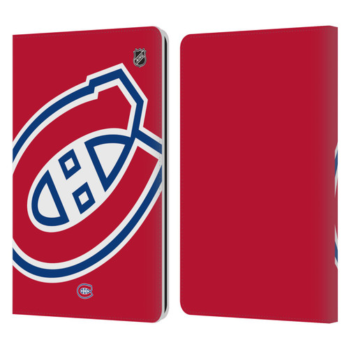 NHL Montreal Canadiens Oversized Leather Book Wallet Case Cover For Amazon Kindle Paperwhite 1 / 2 / 3