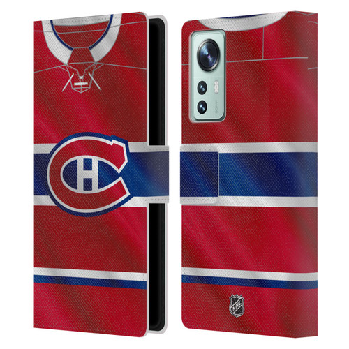 NHL Montreal Canadiens Jersey Leather Book Wallet Case Cover For Xiaomi 12