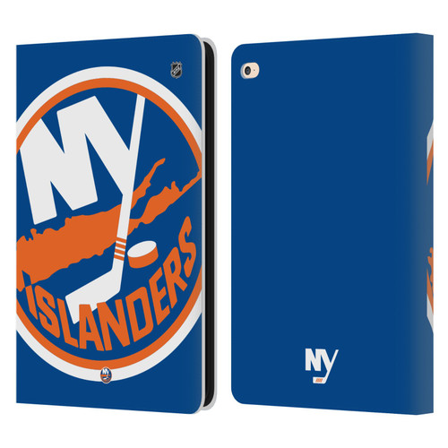 NHL New York Islanders Oversized Leather Book Wallet Case Cover For Apple iPad Air 2 (2014)