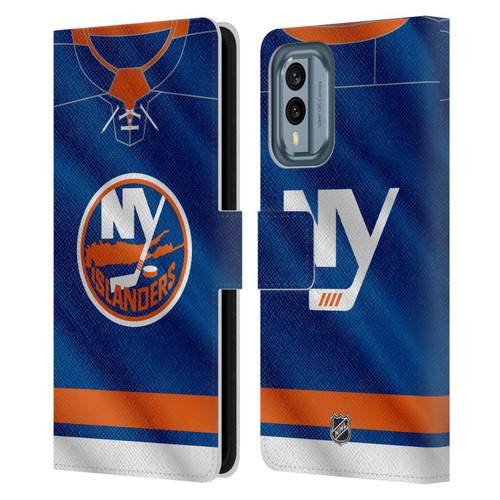 NHL New York Islanders Jersey Leather Book Wallet Case Cover For Nokia X30